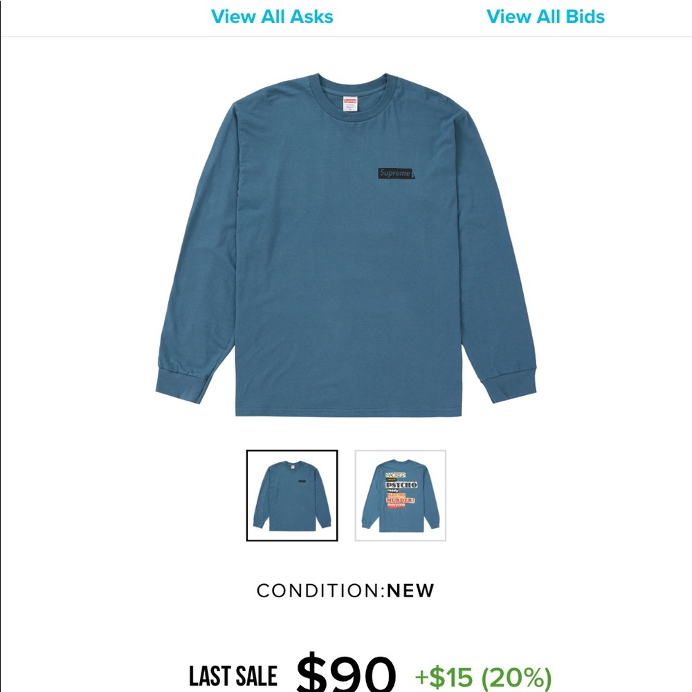 Supreme Sacred Unique Long Sleeve Tee